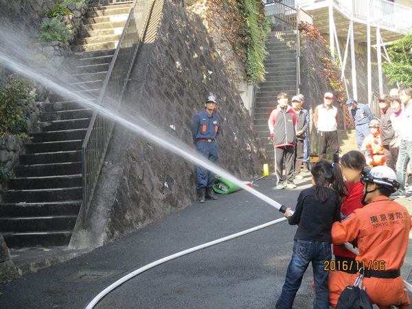 2016年12月町内会だより　第5地区スタンドパイプ訓練