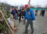 2017年2月町内会だより　どんど焼きが開催されました