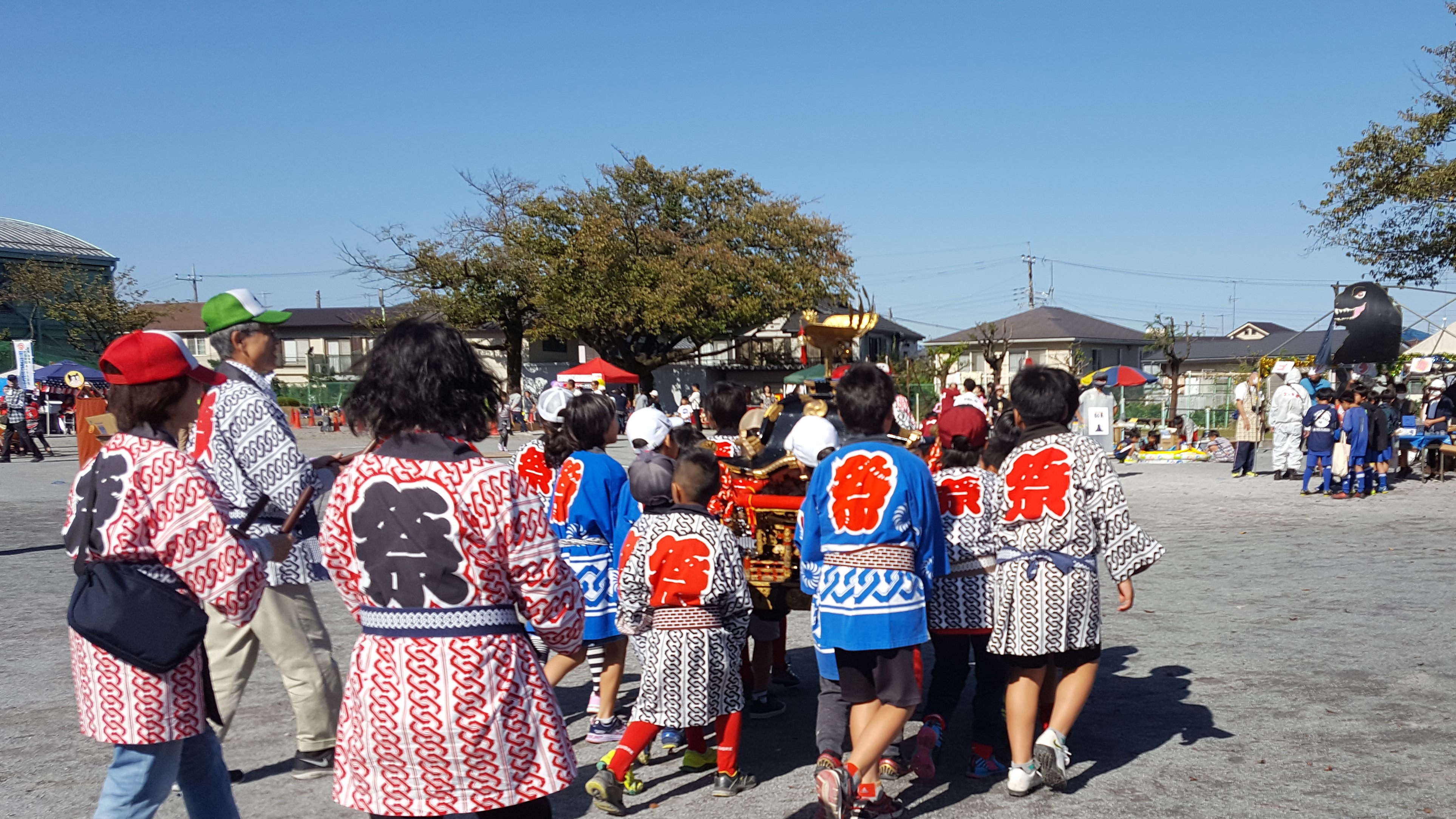 秋の子どもまつり神輿 (2)2018