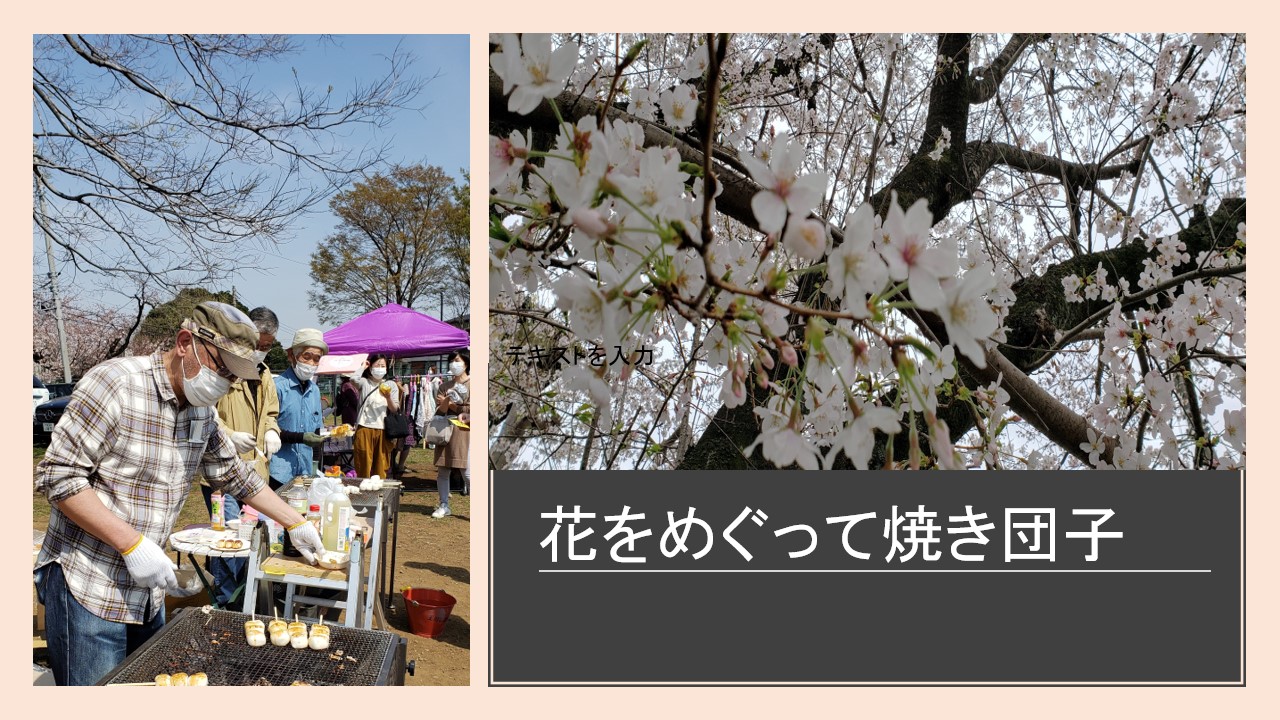 花をめぐって焼き団子B